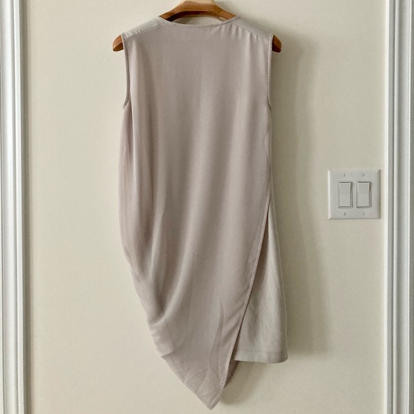 Brand New ALLSAINTS Eala Dress in Pale Grey Size 0 - Picture 4 of 6